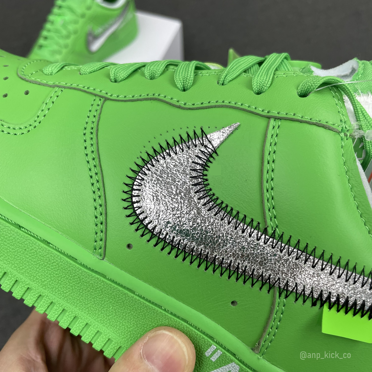 Off White Nike Air Force 1 Low Light Green (5) - newkick.org
